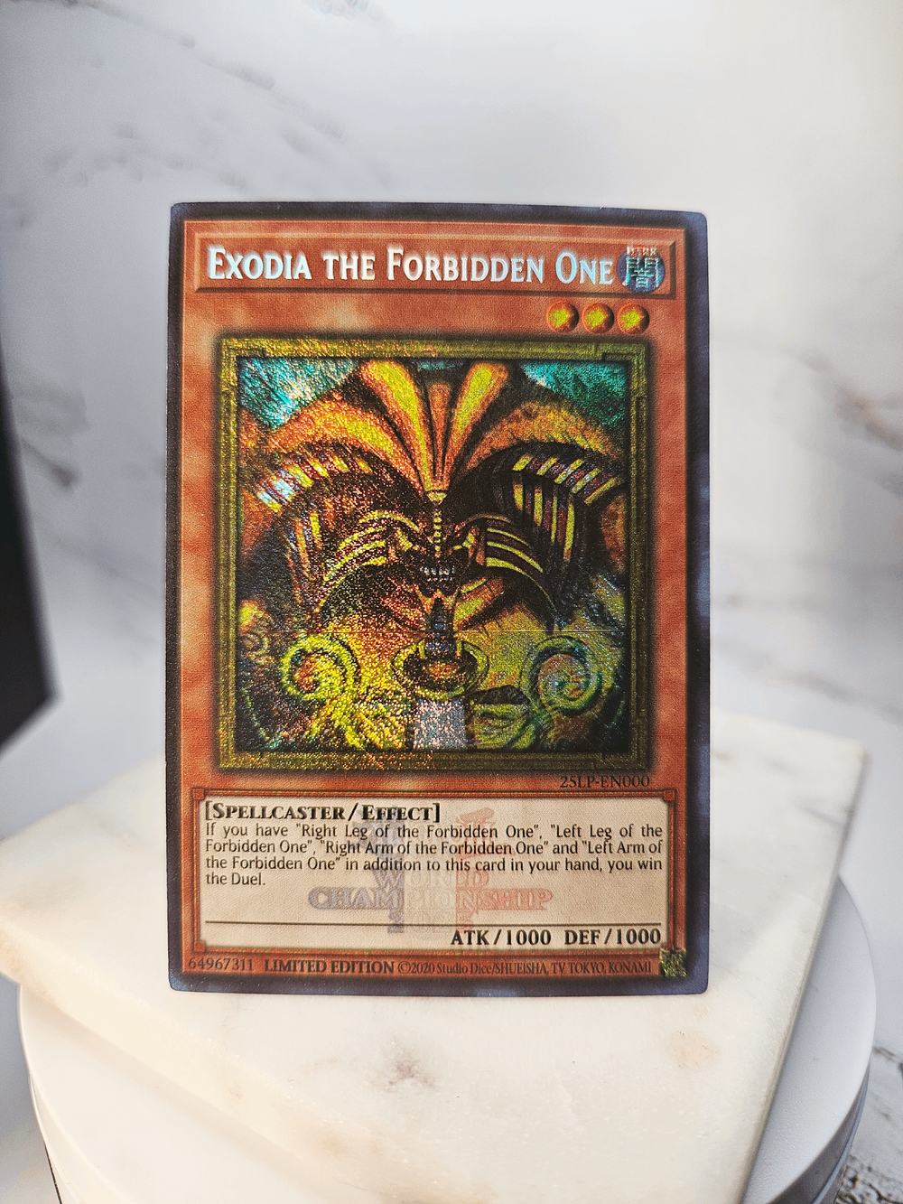 Exodia the Forbidden One (25LP-EN000) World Championship 2025  ValueTCG