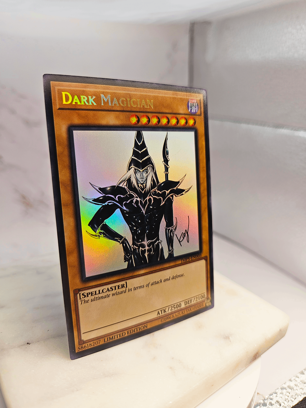 dark magician yugioh card 1996 Ultra Rare Limited Edition CT13-EN003 by Yu Gi Oh! : Toys & Games Spellcaster Level 7 ATK/2500 DEF/2100 The ultimate wizard in terms of attack and defense. 2015 Yu-Gi-Oh! Yugi's Legendary Decks