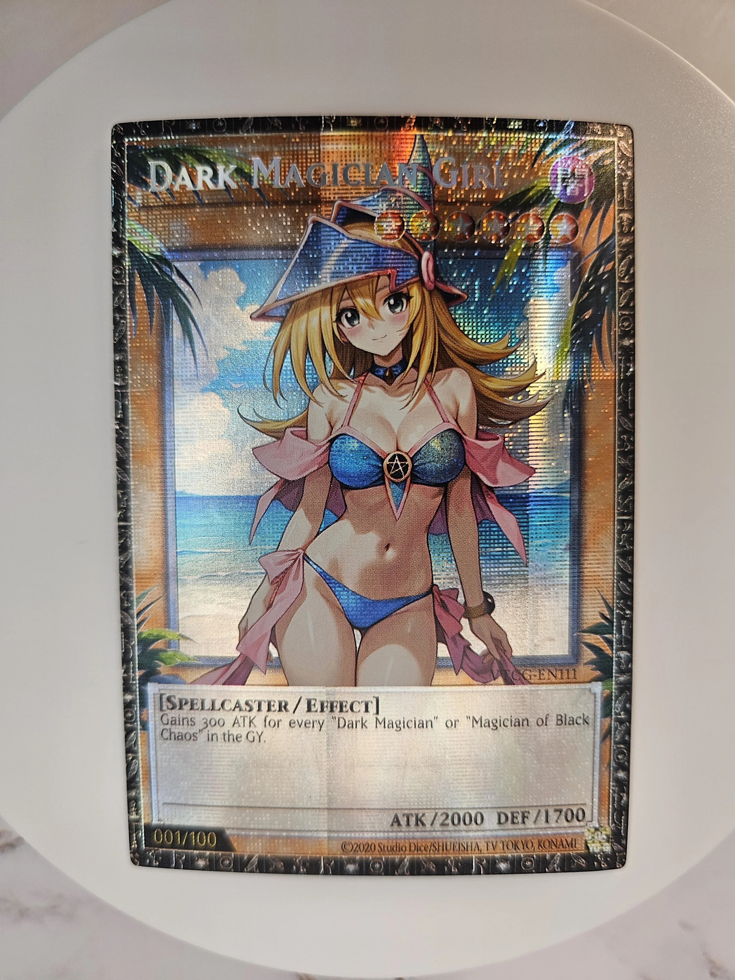 Dark Magician Girl (Vacation Art) - Grand Master