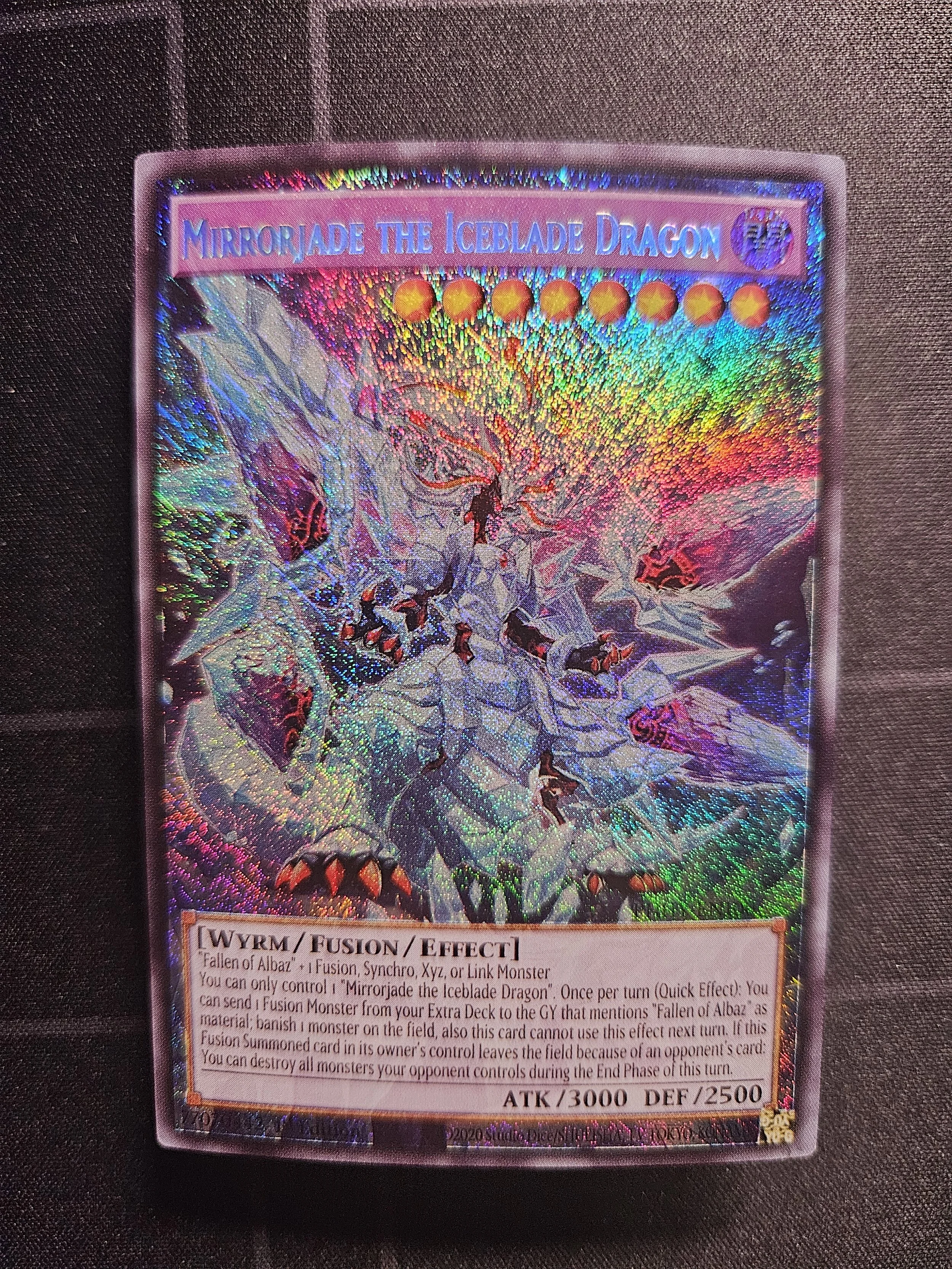 Mirrorjade the Iceblade Dragon - Extended Art