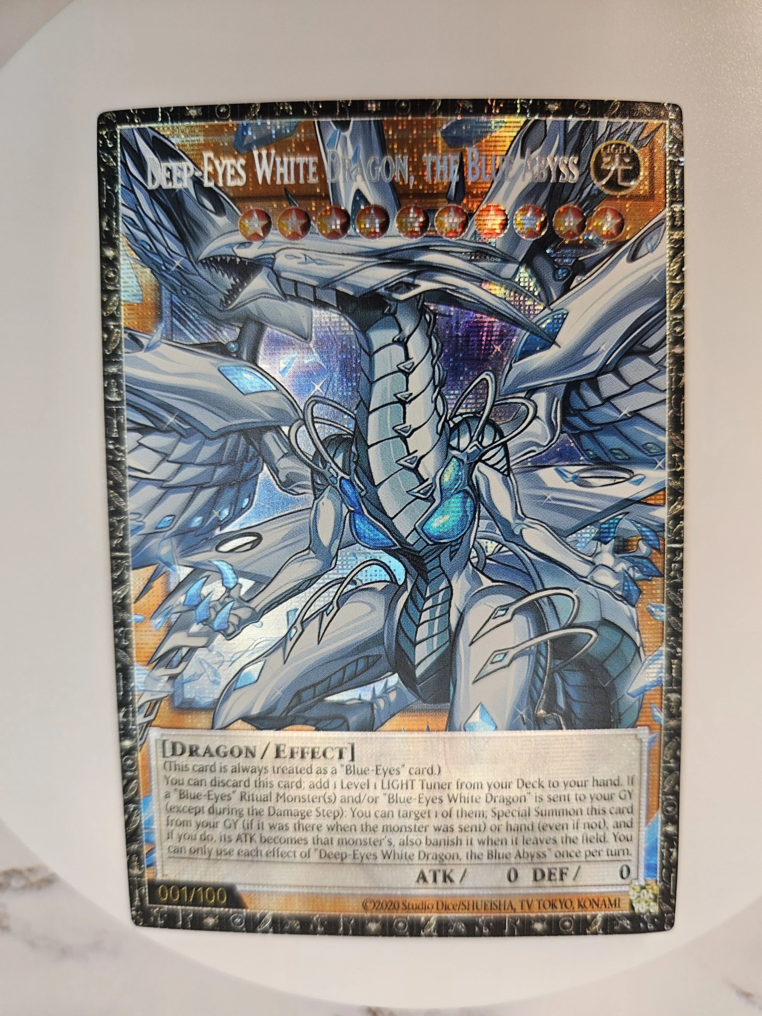 Deep-Eyes White Dragon, Blue Abyss - Grand Master
