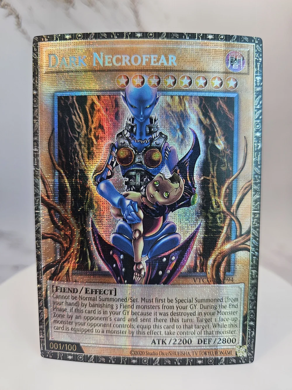 yugioh card dark master Yu-Gi-Oh! - Ruler Ha Des (MC1-EN006) - Collection Volume 1 - Limited Edition Mint / near mint condition trading card Dark Necrofear - Grand Master