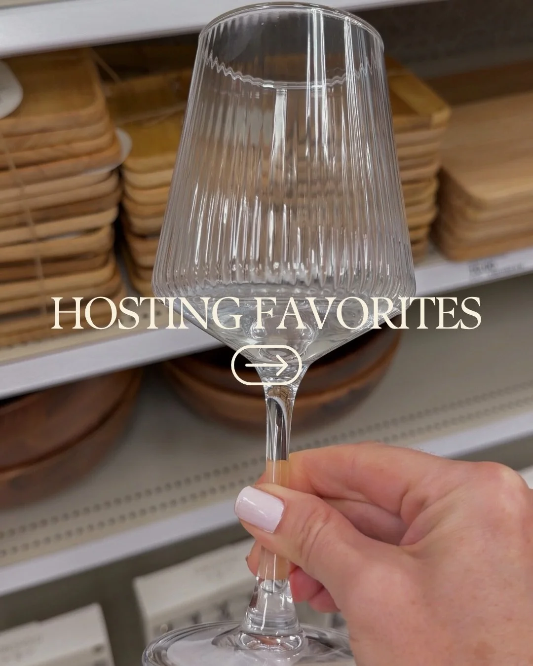 Some of my Target hosting favorites 🥖🥂🤍 Neutral linens you can use year round, layered chargers for warmth and texture, charcuterie boards, ribbed wine glasses, a classic glass decanter, cake stands and gold or silver flatware depending on the vib