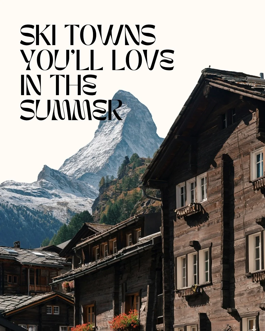☀️ Summer&rsquo;s not over yet&mdash;and some of the best mountain escapes are still calling. These ski towns swap powder days for wildflower hikes, epic biking trails, gondola rides with jaw-dropping views, and alpine lakes perfect for a post-advent