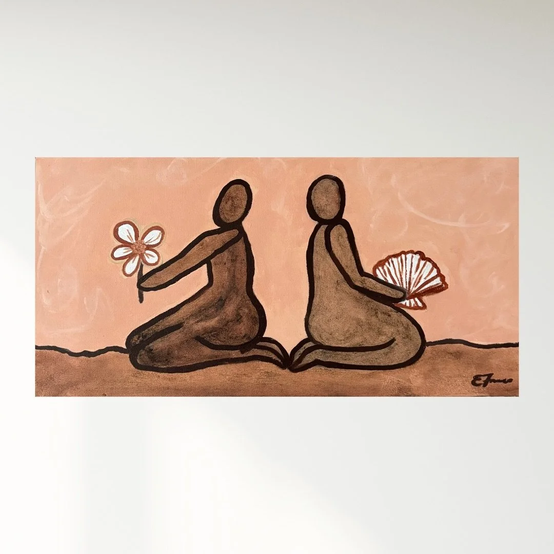 An ode to the simple reciprocal joys of friendship. 

&ldquo;Friendship&rdquo; 
10x20&rdquo; 
Earth pigments, acrylic and oil paint on canvas 

#artistsoninstagram #womensupportingwomen #earthpigments #abstractfigurepainting

Available for purchase.