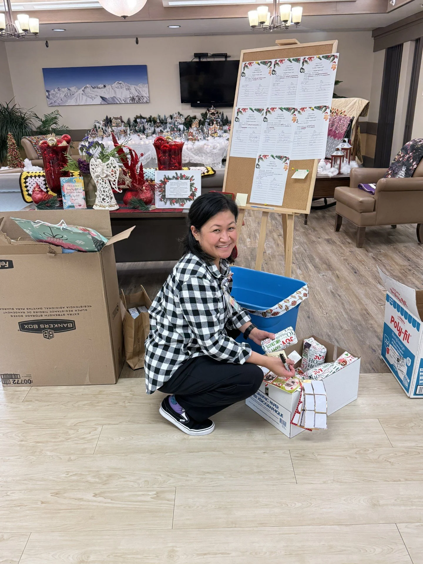 Carmela Cordova, administrative assistant