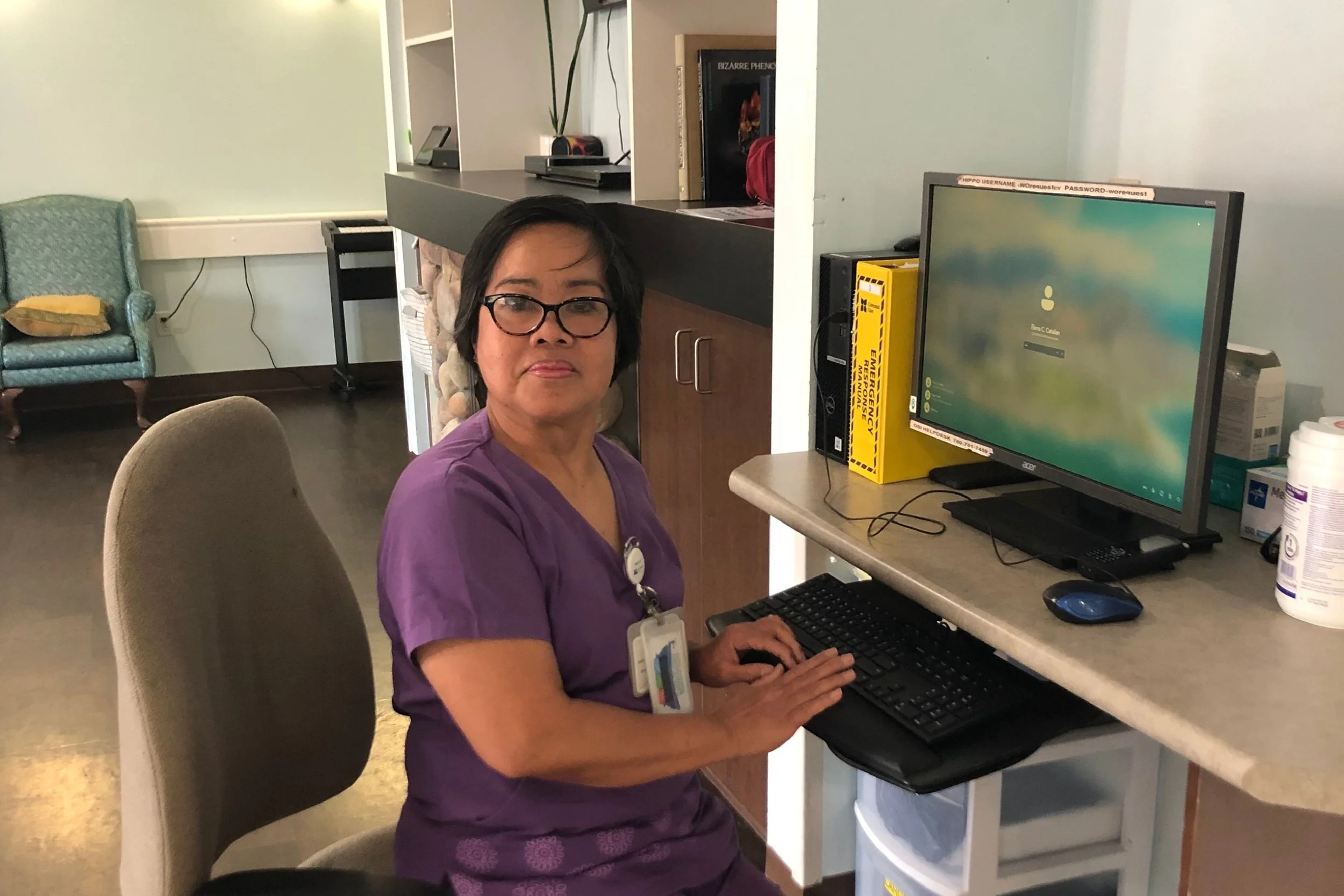 Elena Catalan, health care aide