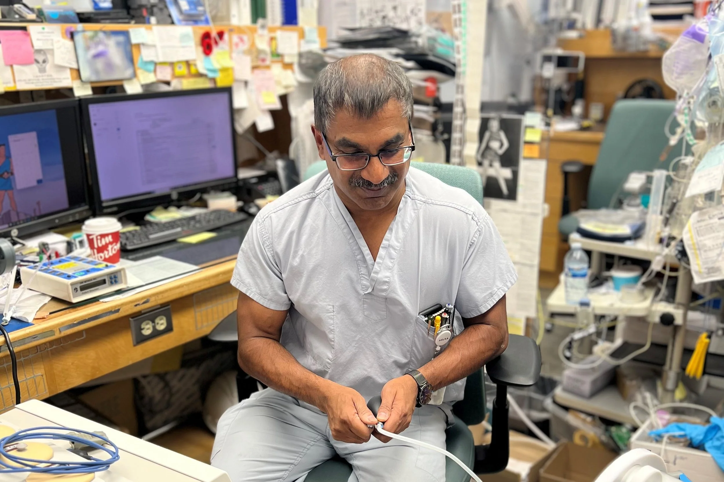 Lanston Kallusky, biomedical equipment technologist