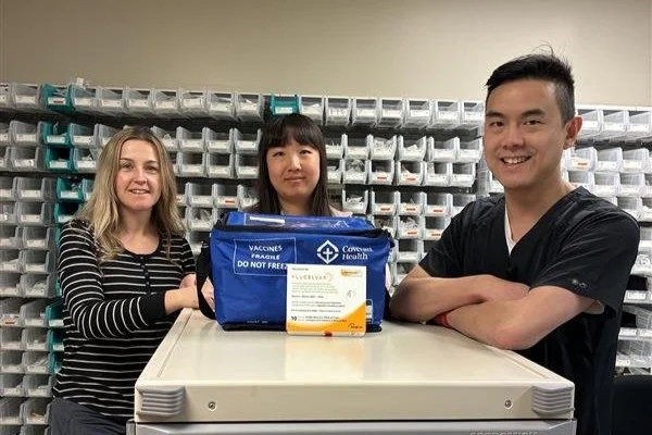 Villa Caritas pharmacy immunization blitz team