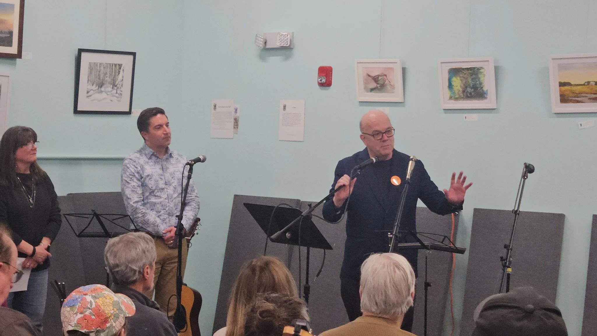 Special thank you to the organizers of last weekend's Poetry Slam &amp; Jam (and fundraiser for Boston CASA/ Metrowest Worker Center) for the opportunity to greet the room and introduce Congressman Jim McGovern.