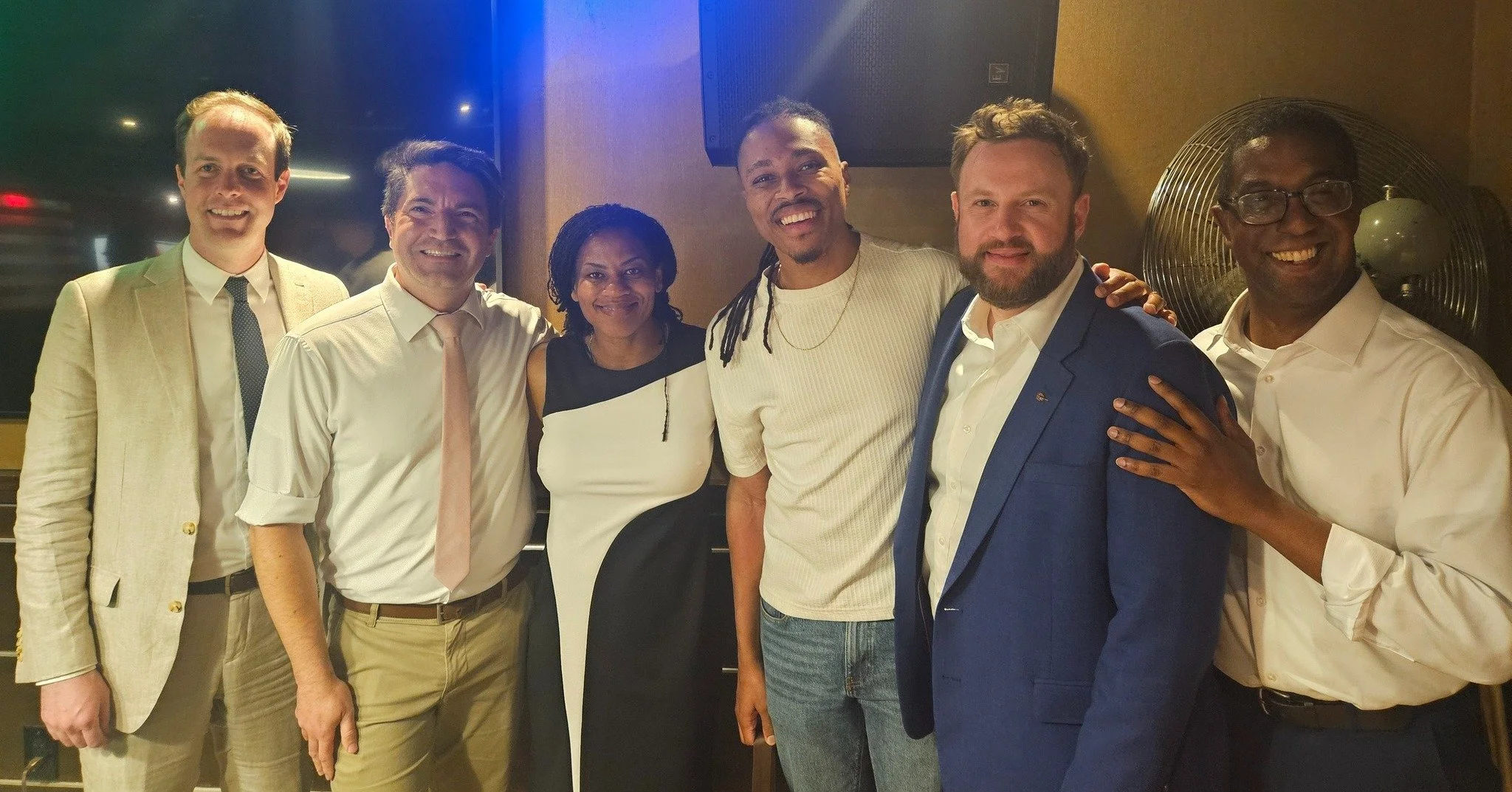 Senator @juliancyr has been a steadfast and invaluable partner in the legislature, and he certainly knows how to host a fundraiser that people genuinely look forward to attending!

It was also a wonderful surprise to see our friend @malcolmkenyatta, 