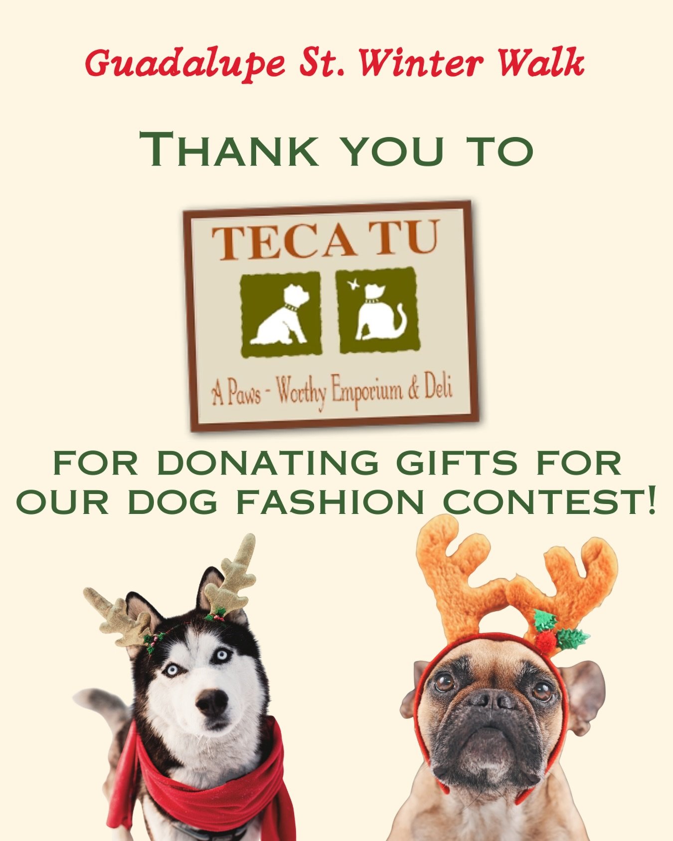 Are you bringing your dog to the walk tomorrow?? Make sure you stop by the judging booth at De Vargas Park anytime between 3-7pm and show off your pup&rsquo;s stuff!! You could win a prize from @tecatusantafe 
We have 3 prizes to give out to the most