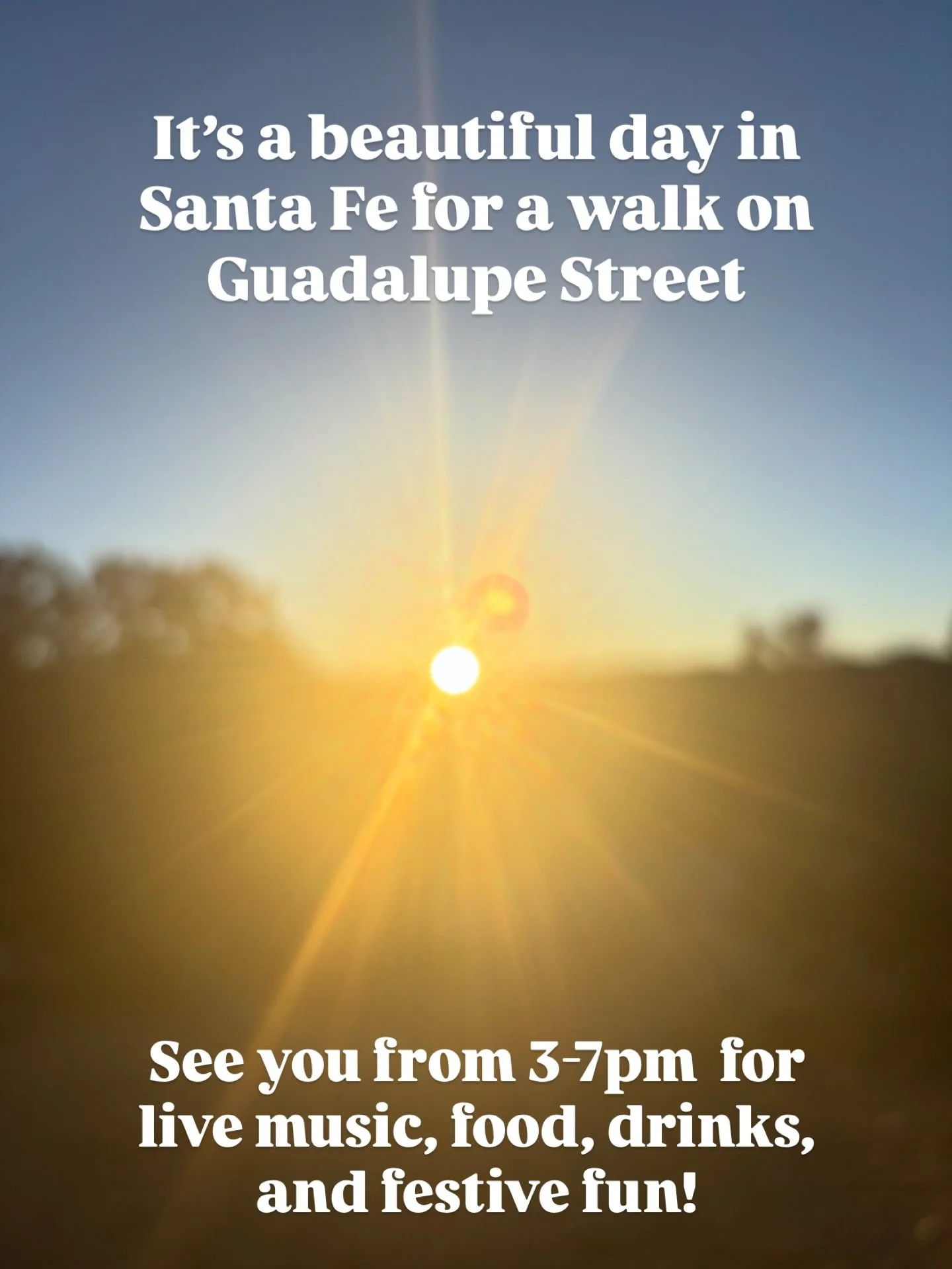 Today is the day! See you soon Santa Fe!