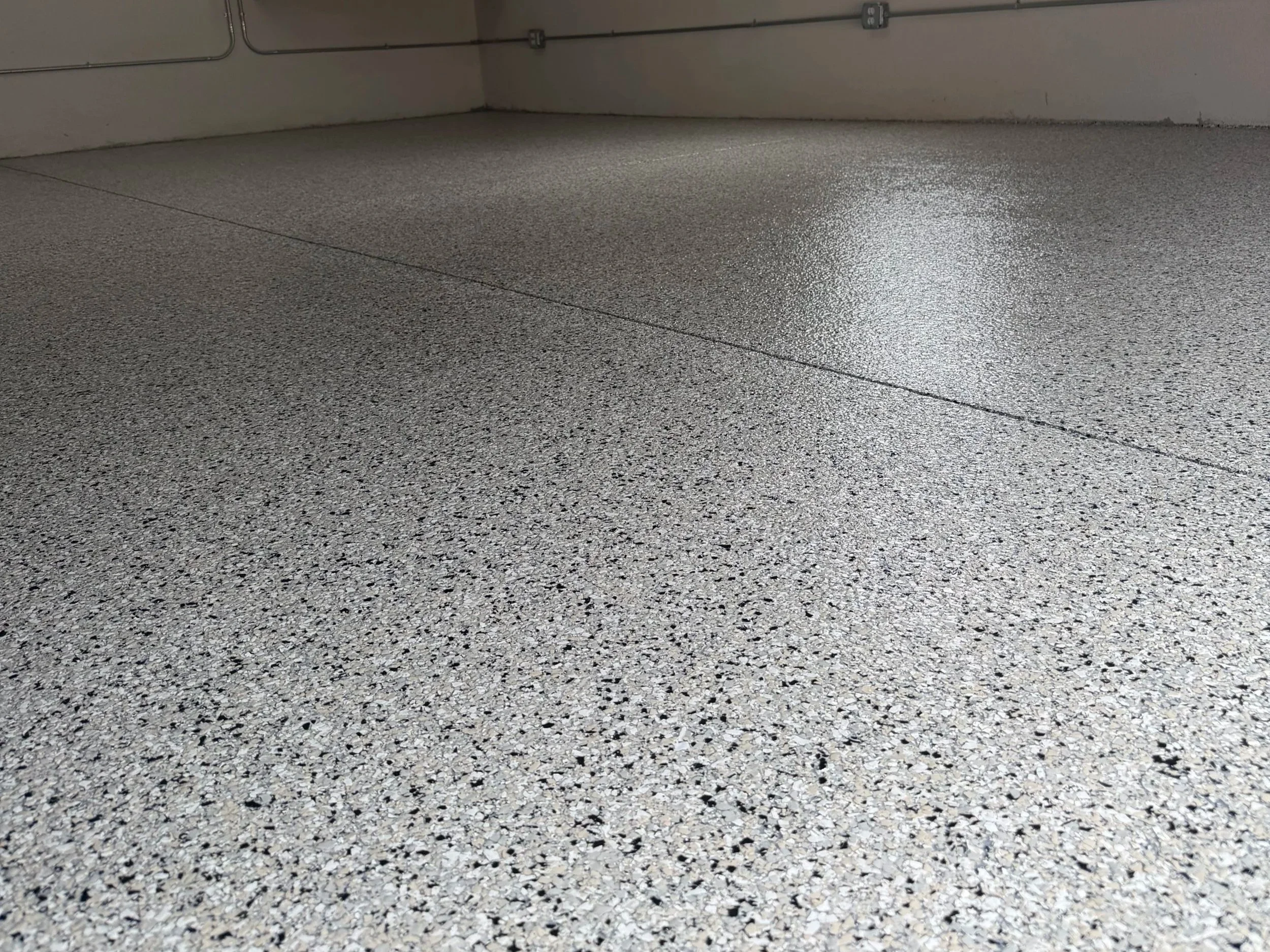 After Epoxy Polyaspartic Garage Floor Coating in Nokomis FL