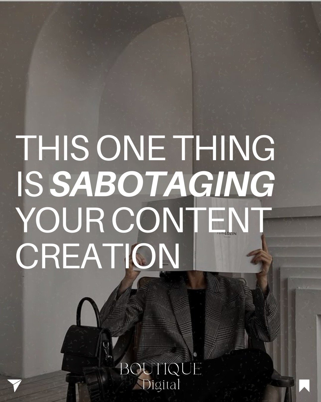 Want to know the one thing sabotaging your content creation?

Overthinking.

You don&rsquo;t need perfect graphics, flawless captions, or hours crafting every post. What you need is clarity - on who you&rsquo;re talking to, what you&rsquo;re offering