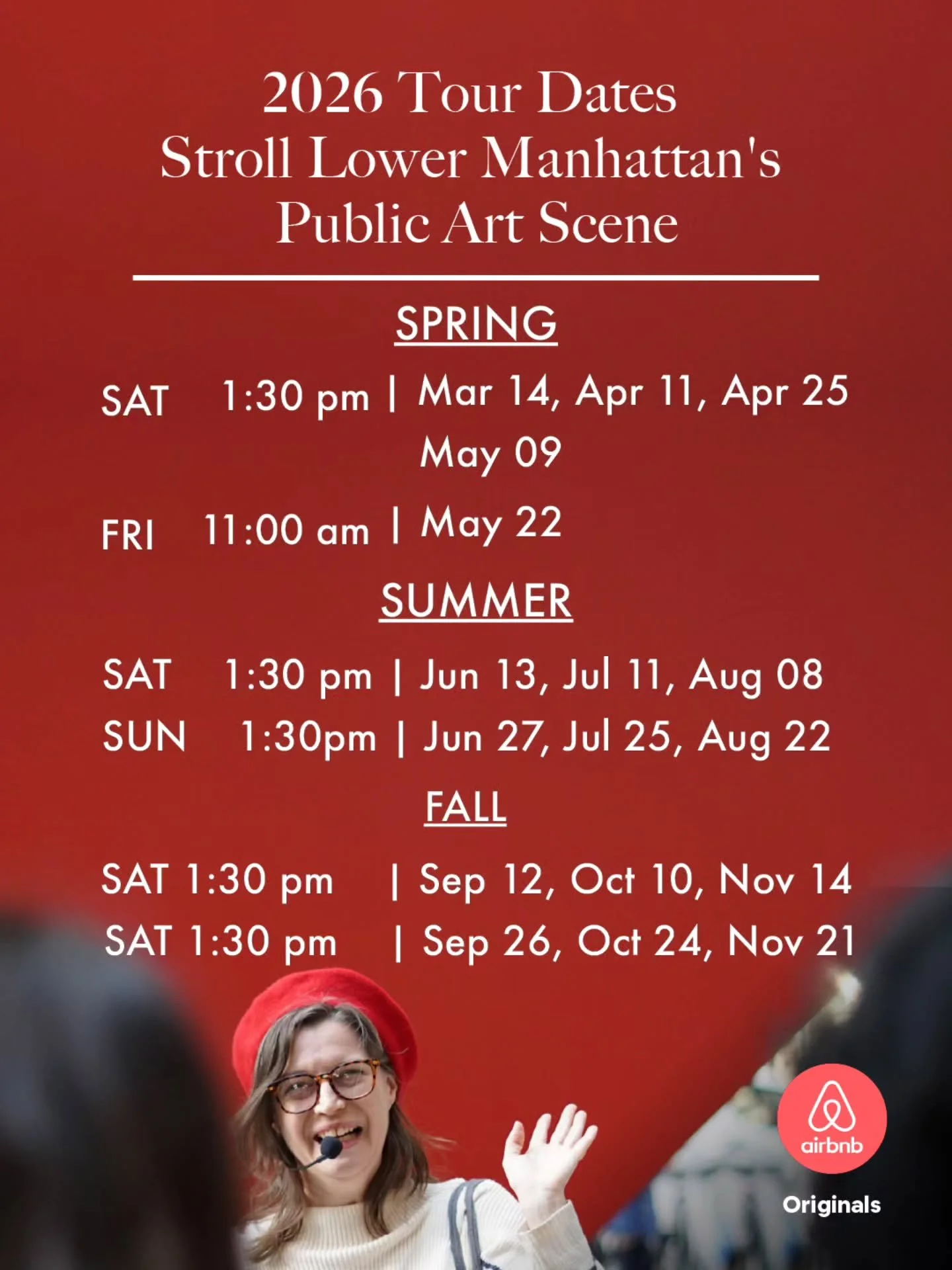 Stroll amid Lower Manhattan's public art scene is now a five-star rated experience! ⭐️⭐️⭐️⭐️⭐️

An Airbnb Original, this architecture tour was designed exclusively for Airbnb. 

With an urban art insider, take in modernist
sculptures, uncover the sur