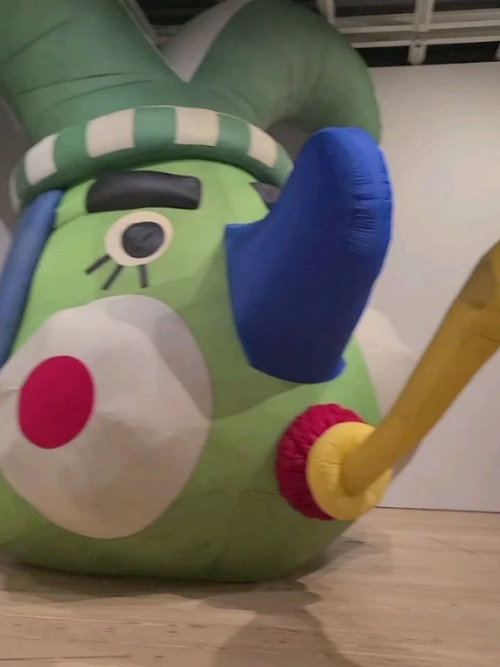 "I don&rsquo;t have any false expectations about what art can do, but I do believe that art is memorable... You make people laugh ... then they have to think about what they were laughing at and why." - Pat Oleszko

In 1995, Pat Oleszko too