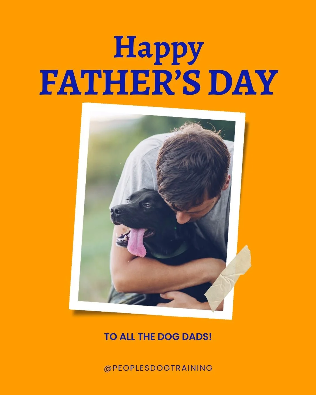 Today we're celebrating the dads who make their dogs feel safe, understood, and loved. Happy Father's Day to all the dog dads out there. ❤️🐾

Tag a dog dad who deserves some recognition today.

#PeoplesDogTraining #DogDad #FathersDay
