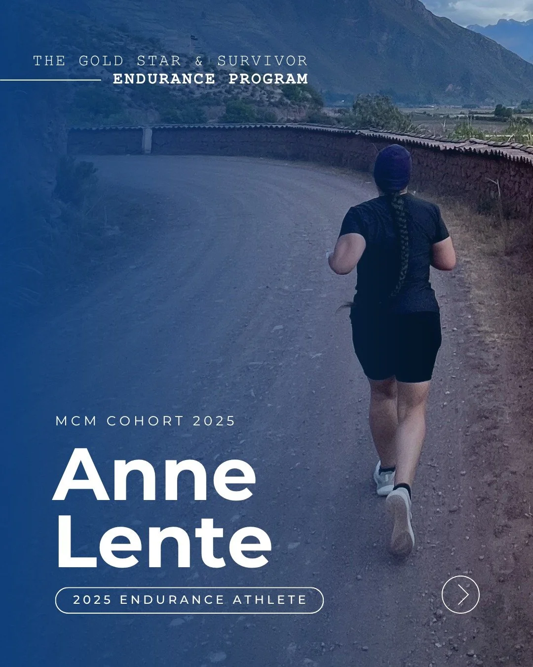 ✨ Meet Anne ✨

This October, Anne will run the Marine Corps Marathon with wear blue in honor of her husband, LCpl Jay L. Lente. Jay was a devoted father, husband, and Marine, remembered for his generosity, humor, and loving spirit.

Anne&rsquo;s jour
