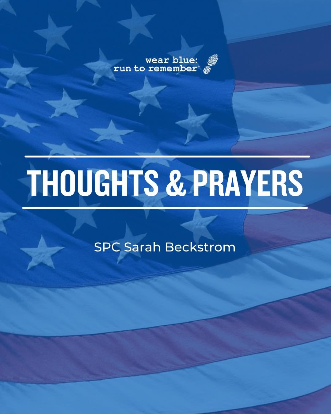 Our hearts are with the family and friends of Army National Guard SPC Sarah Beckstrom. May they feel the love, strength, and support of a grateful community during this unimaginable time. 💙

We continue to lift US Air Force SSgt Andrew Wolfe in our 