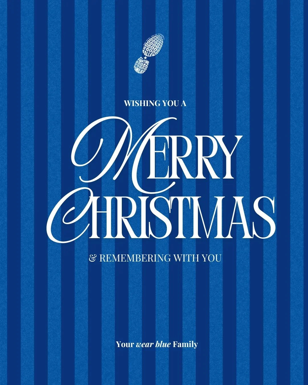 Merry Christmas from all of us at wear blue.
This holiday season, we hold space for remembrance and honor alongside you, remembering those who are deeply missed and forever loved. 💙
