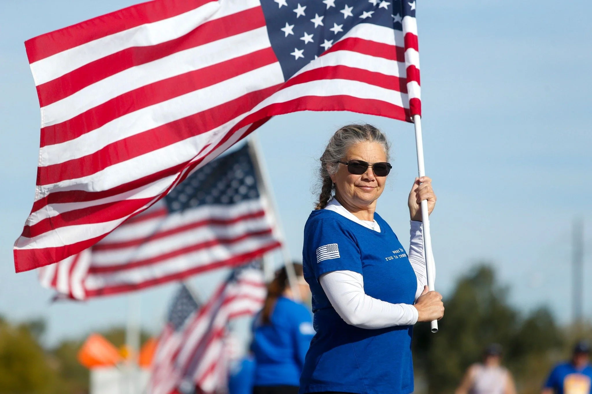 Arizona, we&rsquo;re so happy to be back. Our wear blue crew has touched down and is ready to stand in honor of our fallen heroes along the Rock &lsquo;n&rsquo; Roll Arizona course this Sunday.

Thank you to our partners, Wounded Warrior Project and 