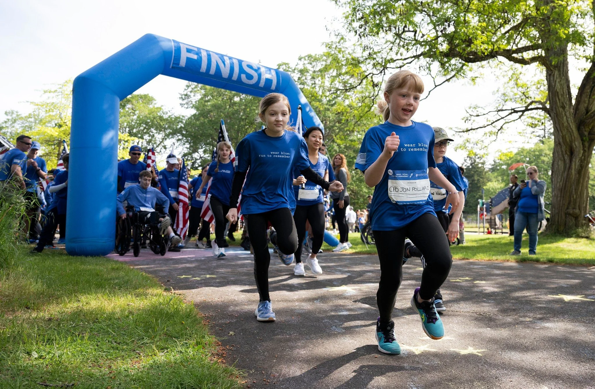 April is the Month of the Military Child, but their strength carries far beyond a single month.

Through the wear blue Gold Star Youth Mentorship Program,  Gold Star and Surviving youth are training with purpose, preparing to complete a 5K this Memor