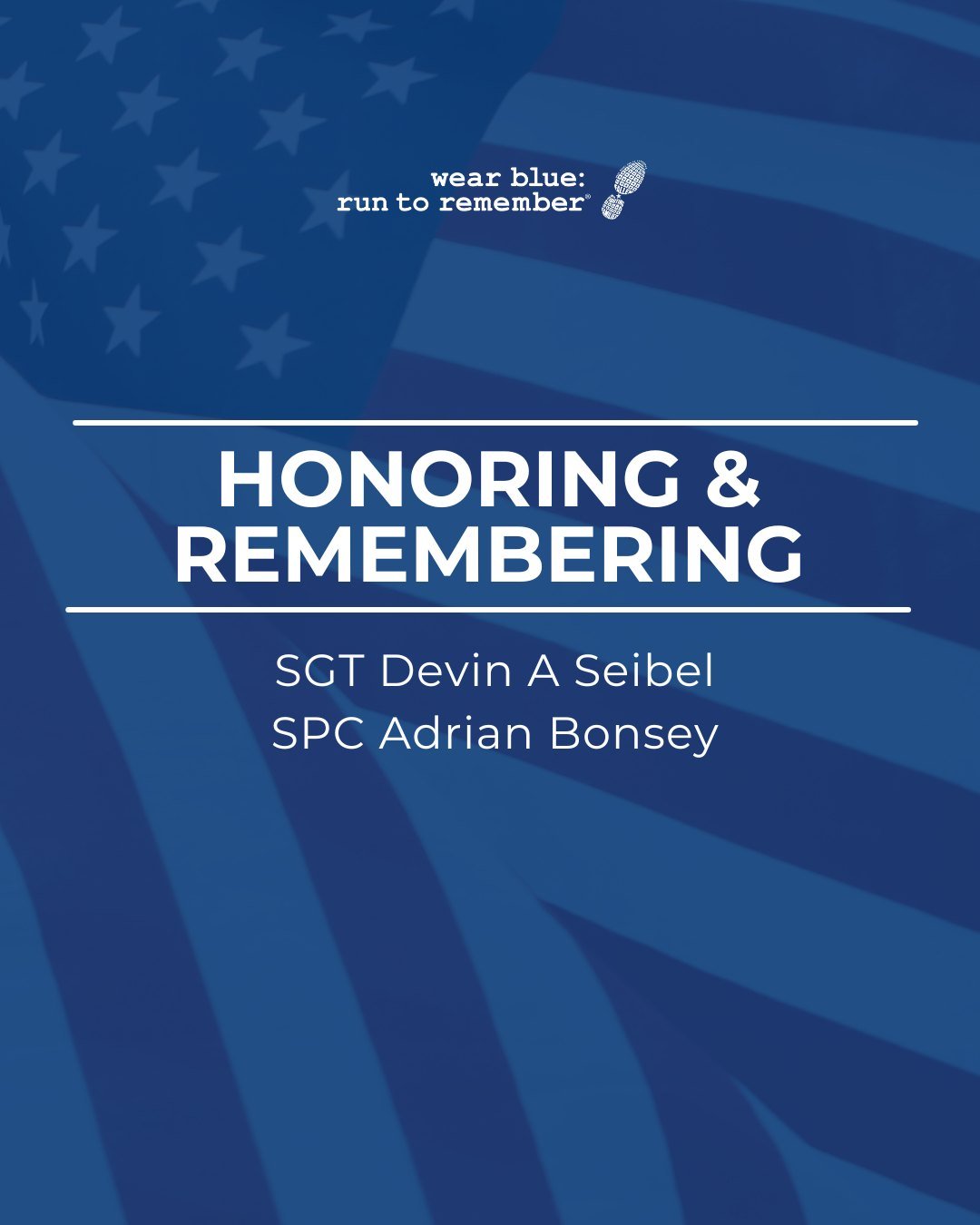 Today, we pause to honor and remember two American soldiers whose lives ended in service to our nation.

SGT Devin A Seibel, 31 May 2026

SPC Adrian Bonsey, 10 June 2026

Their service reflects a commitment to something greater than themselves, a com