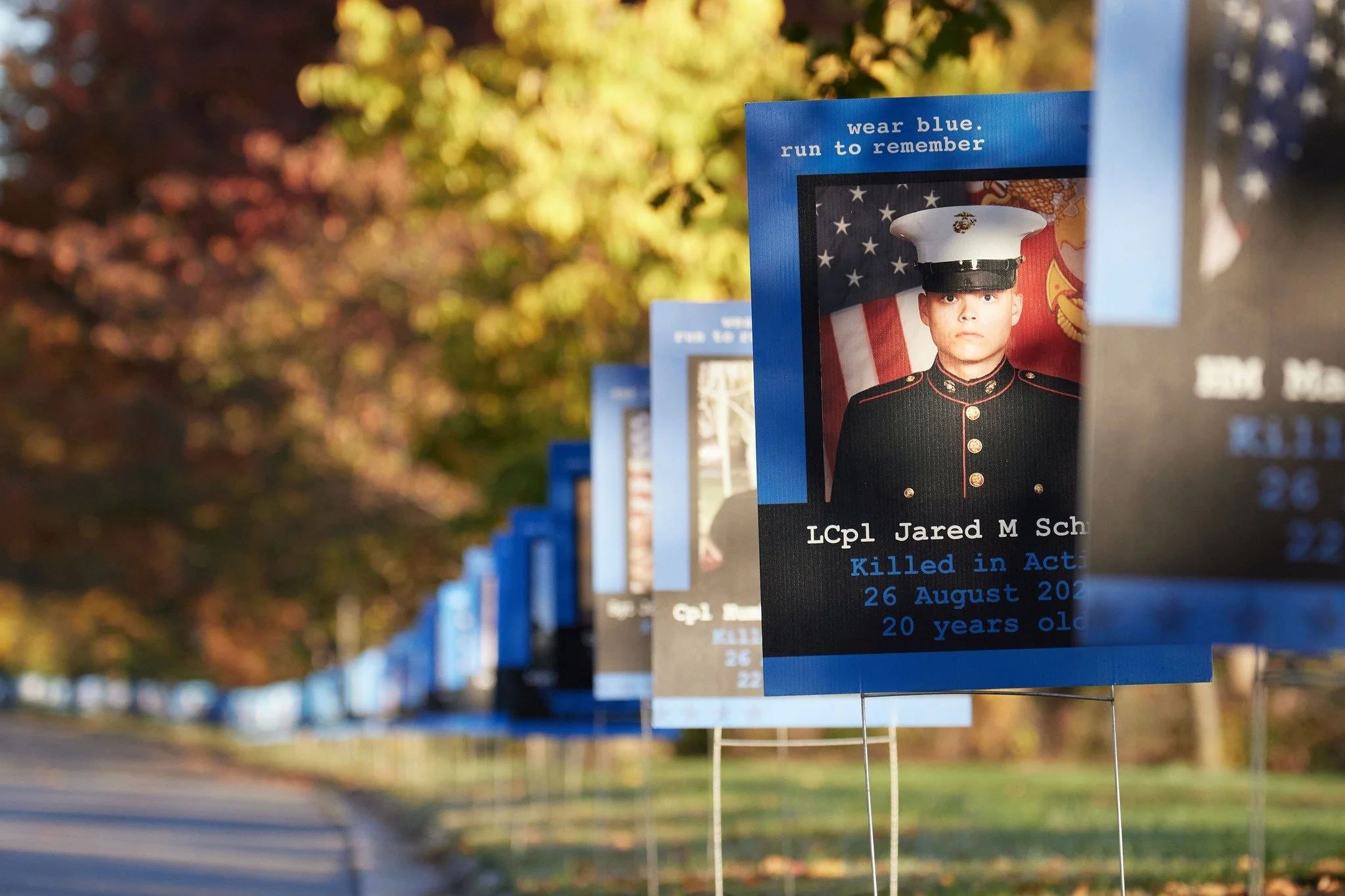 Their legacy lives on through those who remember.

There is still time to request a Faces of the Fallen Tribute poster at one of our remaining fourth-quarter races. Whether you're honoring a family member, friend, or fellow service member, carrying t