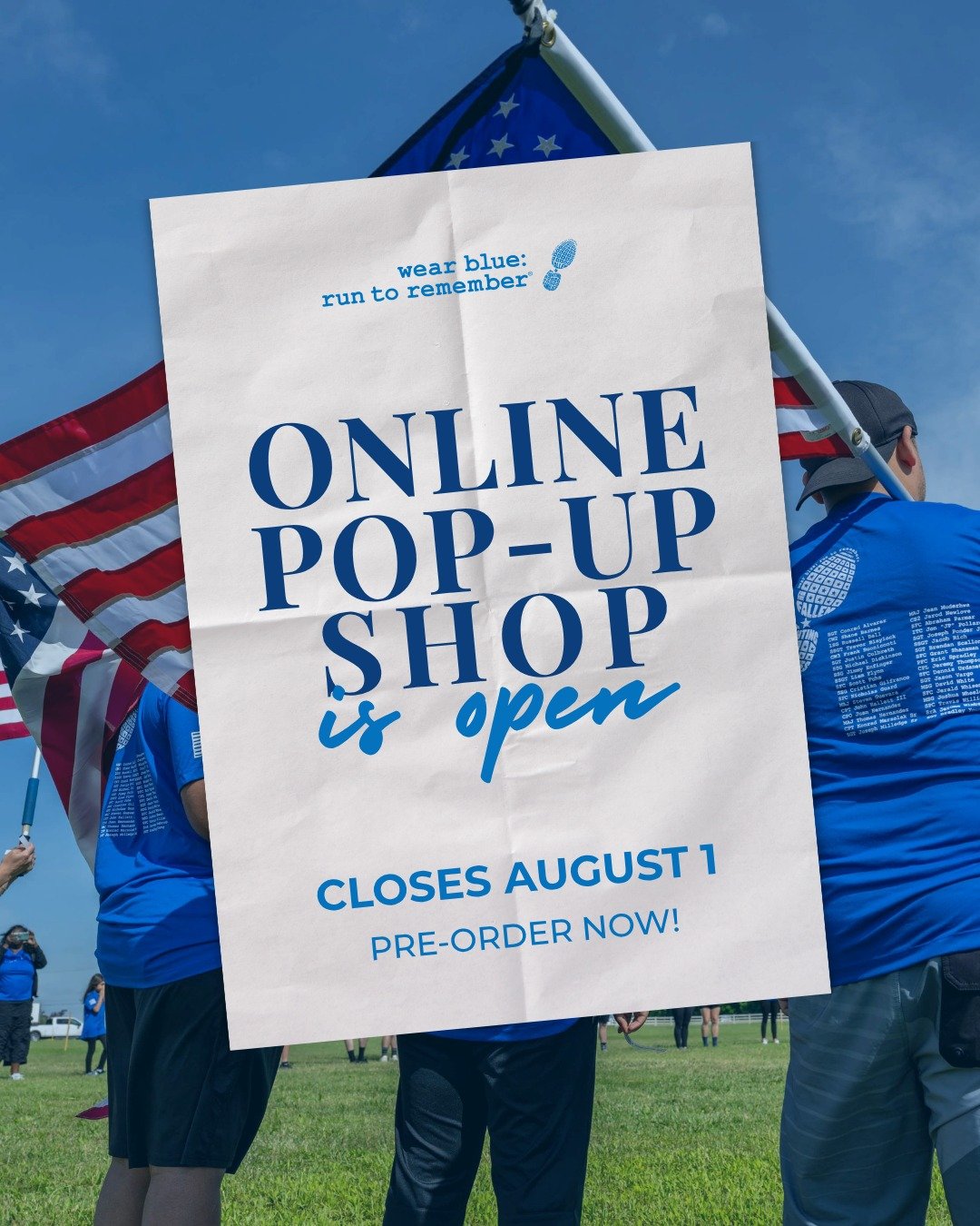 💙 The wear blue Pop-Up Shop is open!

Show your support for the mission with limited-time apparel and accessories that honor the service and sacrifice of America's fallen military members.

🛍️ Pre-order now: https://colorgraphicswa.chipply.com/wear