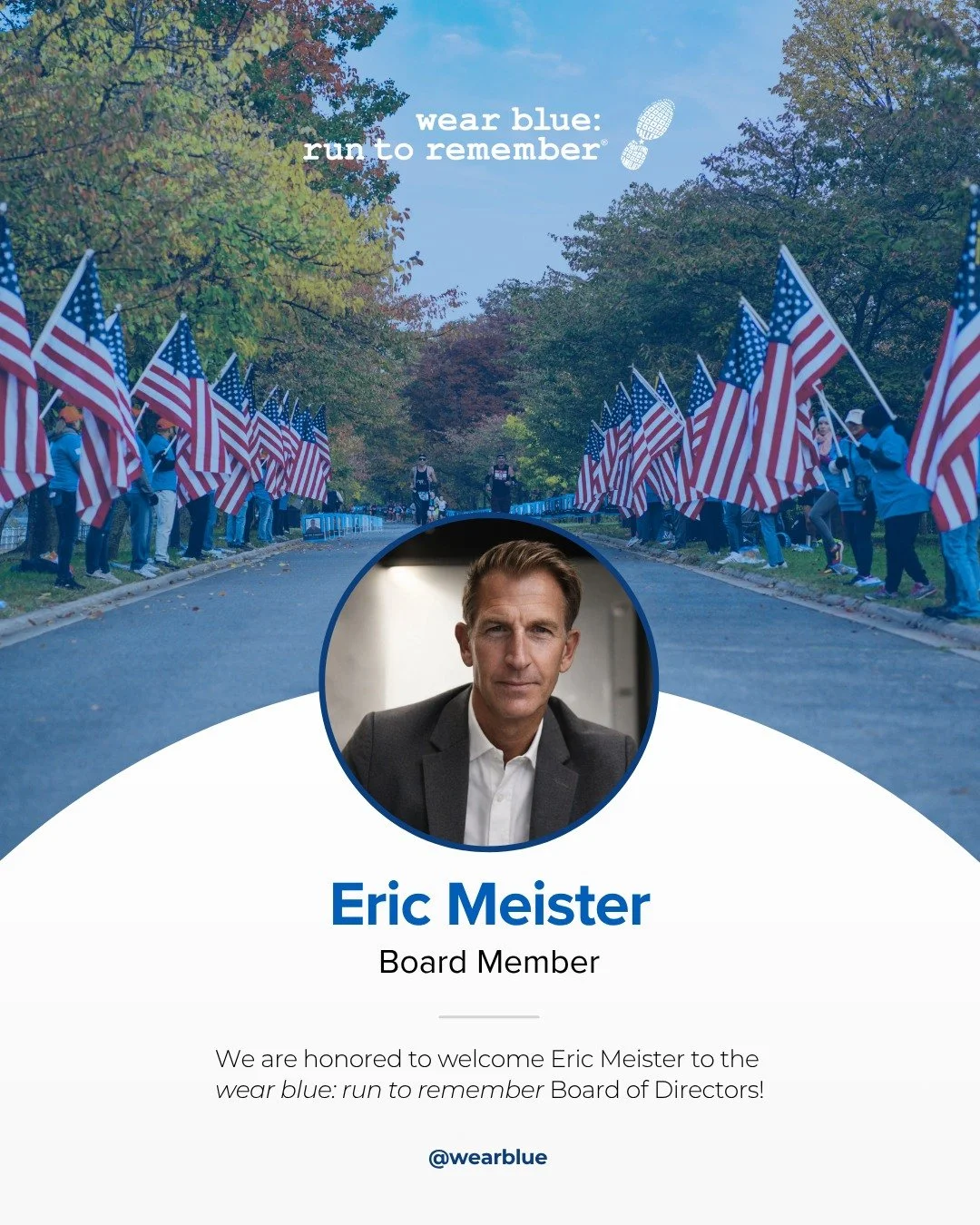 We&rsquo;re honored to welcome Eric Meister to wear blue&rsquo;s Board of Directors.

A former U.S. Army Signal officer, Eric spent 27 years at Microsoft supporting Public Sector and Defense customers. An avid runner and founding member of his local 