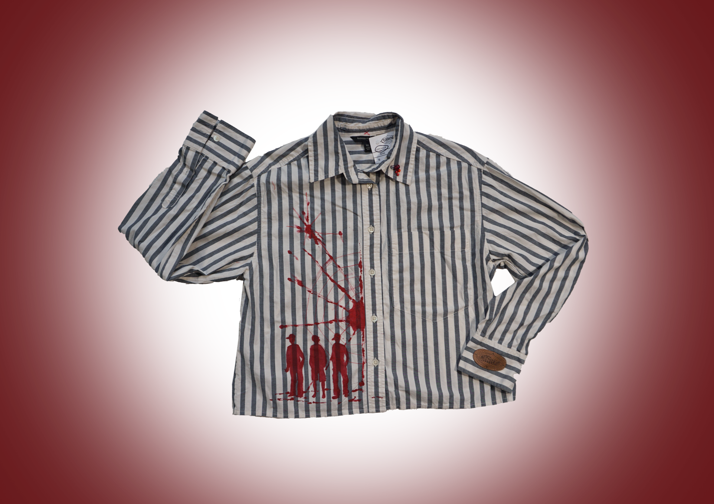 Jail Stripes Button Up