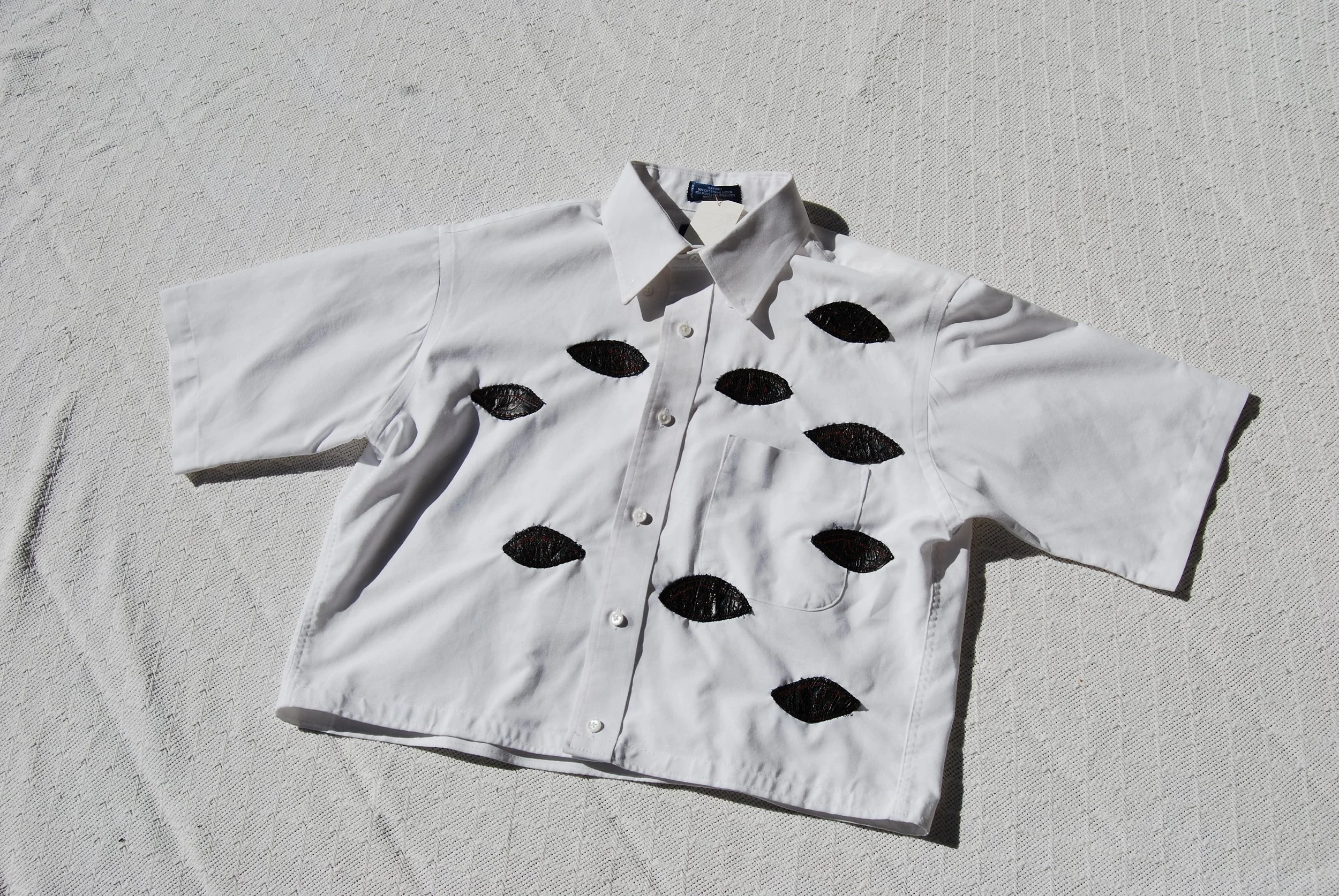 High Visibility Cropped Dress Shirt