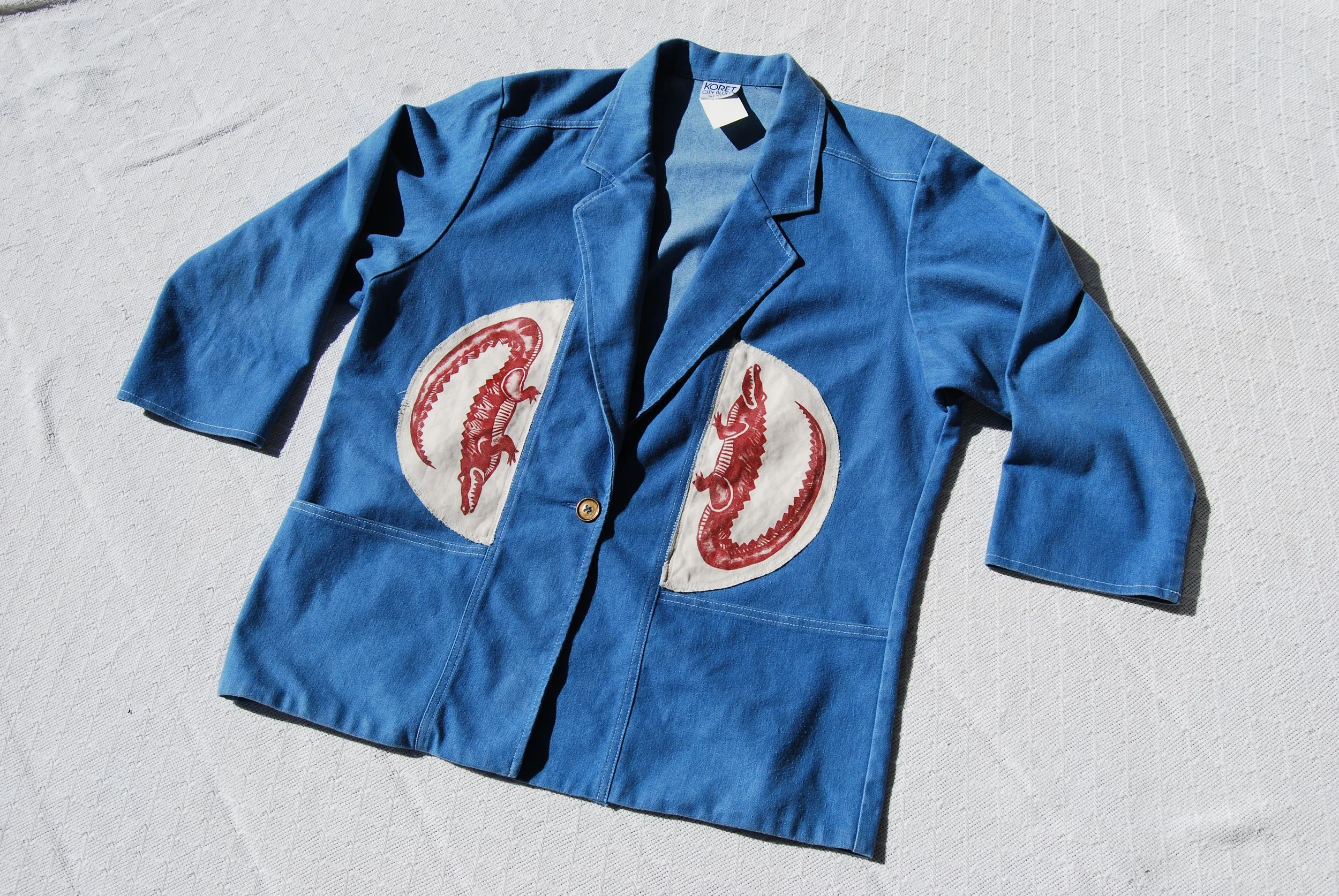 Alligators Denim Blazer