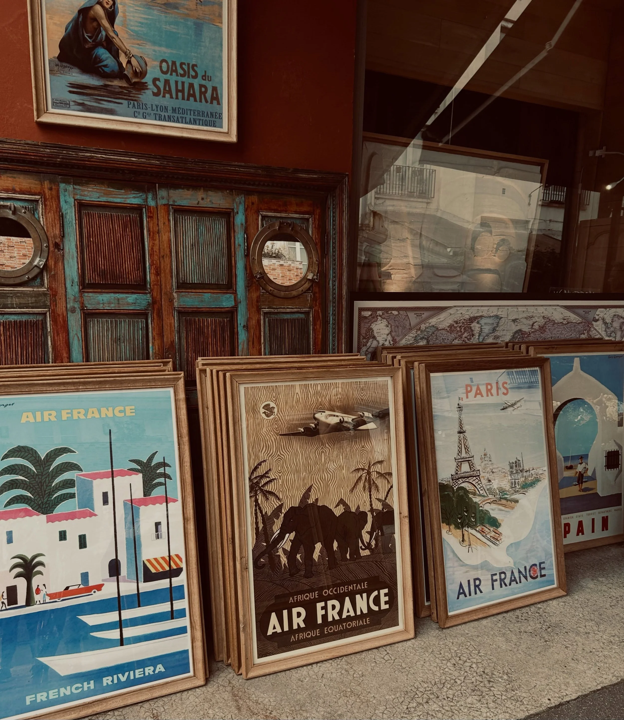 Take me away ✈︎ Summer may be winding down, but wanderlust doesn&rsquo;t have a season. Vintage travel art is one of my favorite ways to bring a little sense of place home.