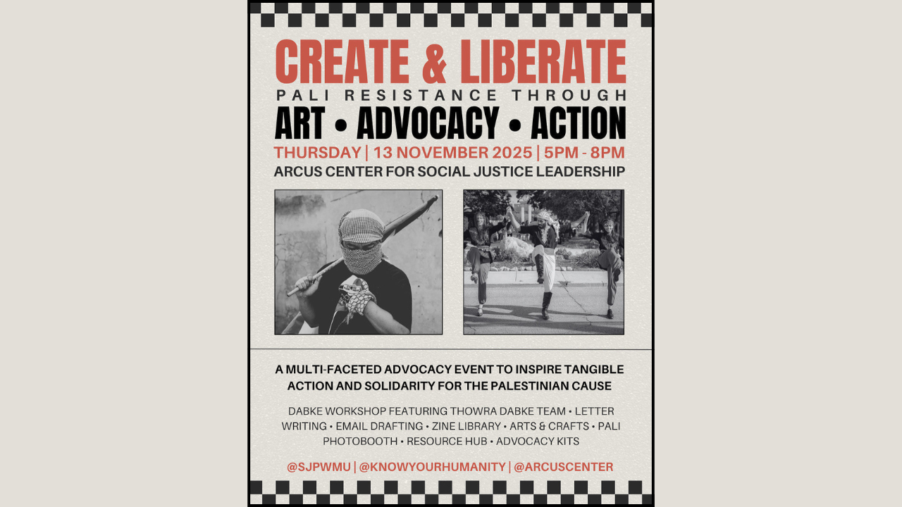 Create & Liberate: Palestine Resistance through Art, Advocacy, & Action