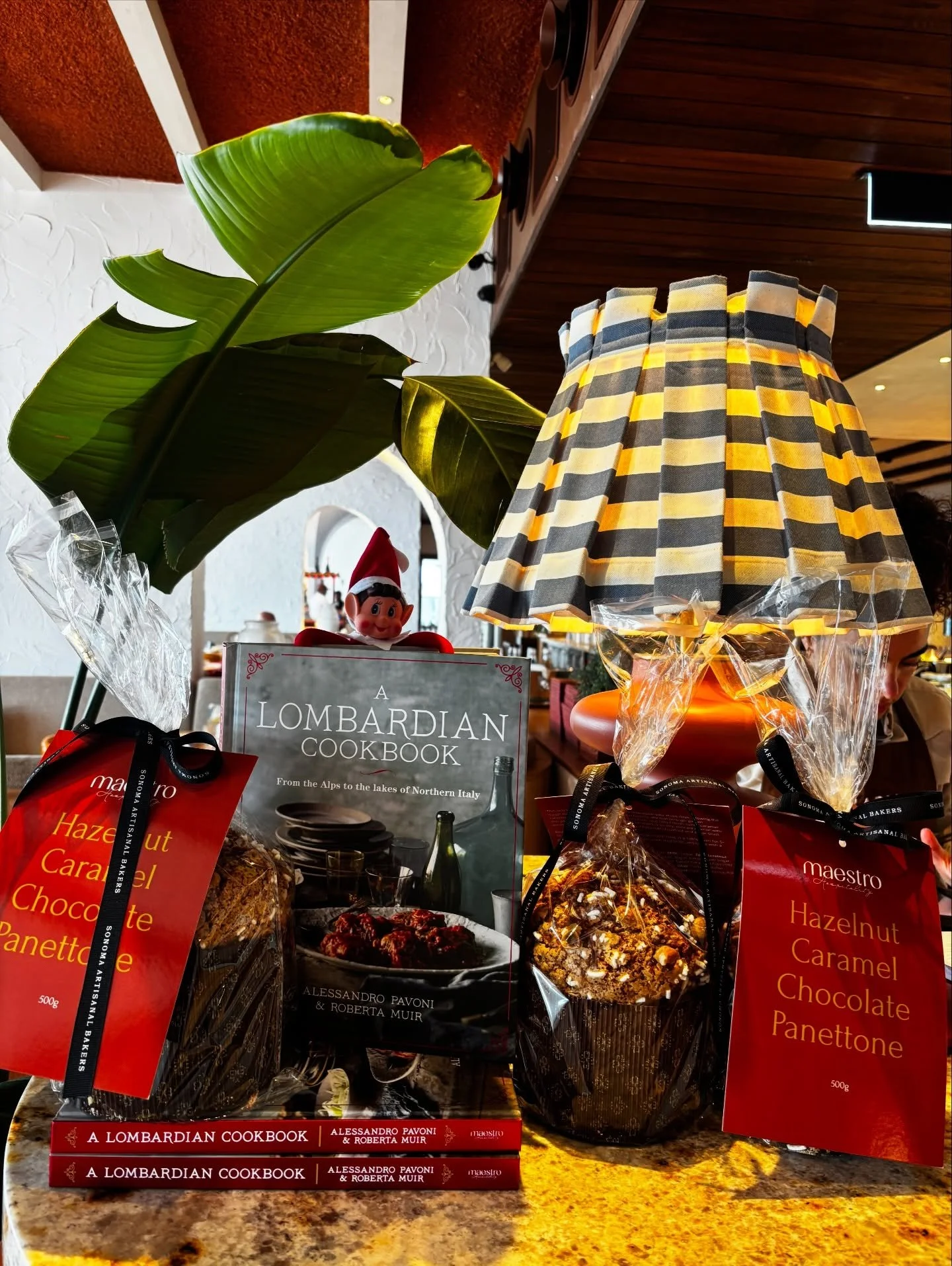 Alessandro Pavoni&rsquo;s handcrafted panettone has arrived in the Gelateria and Trattoria.

Made slowly over three days until the dough becomes light, fragrant and buttery. Caramel chocolate from Callebaut, toasted hazelnuts and French salted carame