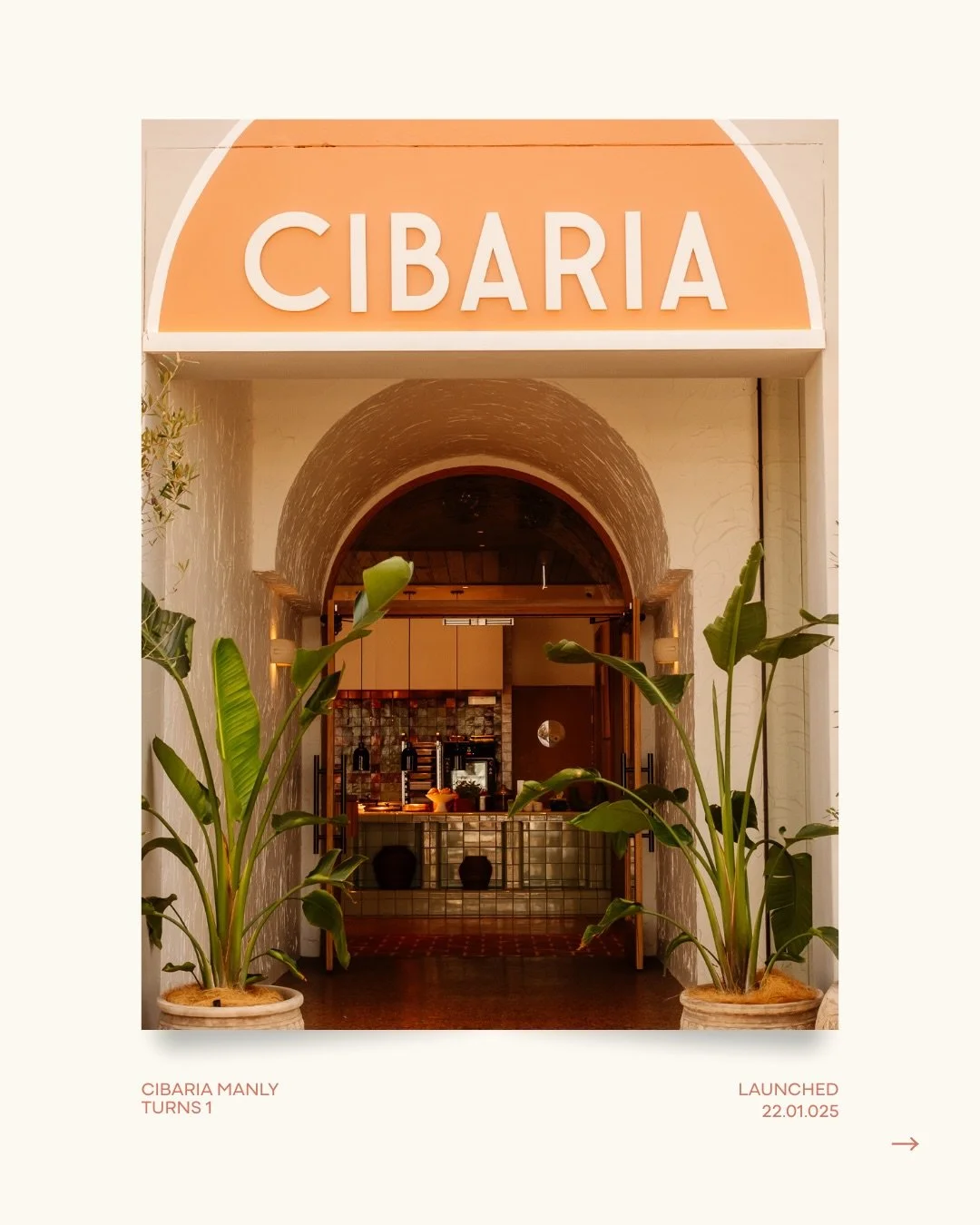 One year ago, we opened Cibaria Manly. The idea was always inspired by Italy and the way people eat and socialise around a piazza. We wanted to bring that feeling to Manly, a place where you can create your own Italian experience, from morning espres