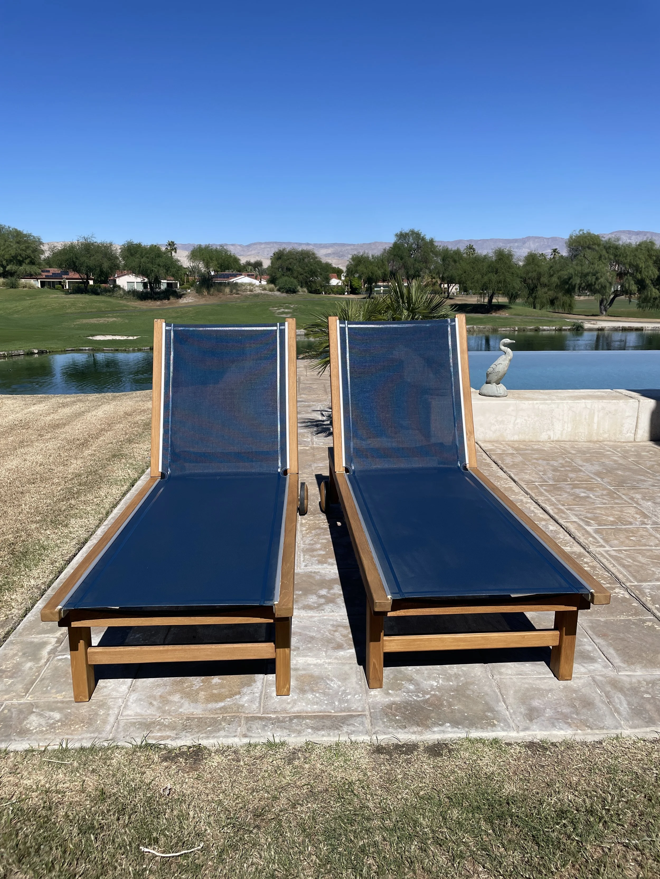 Teak furniture restoration Palm Springs