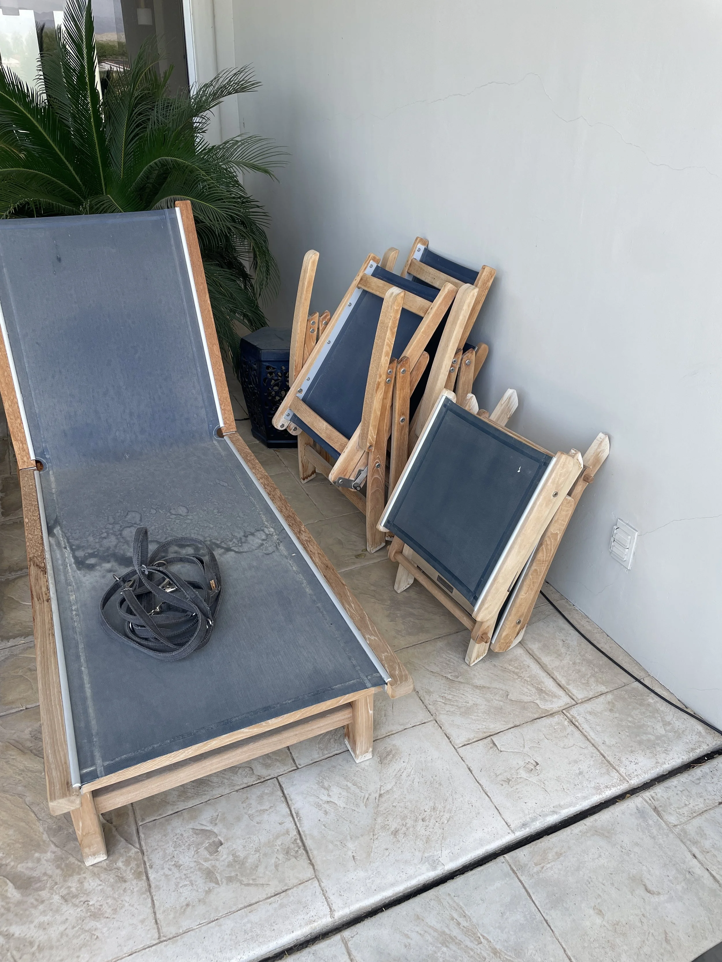 Teak furniture restoration Palm Springs