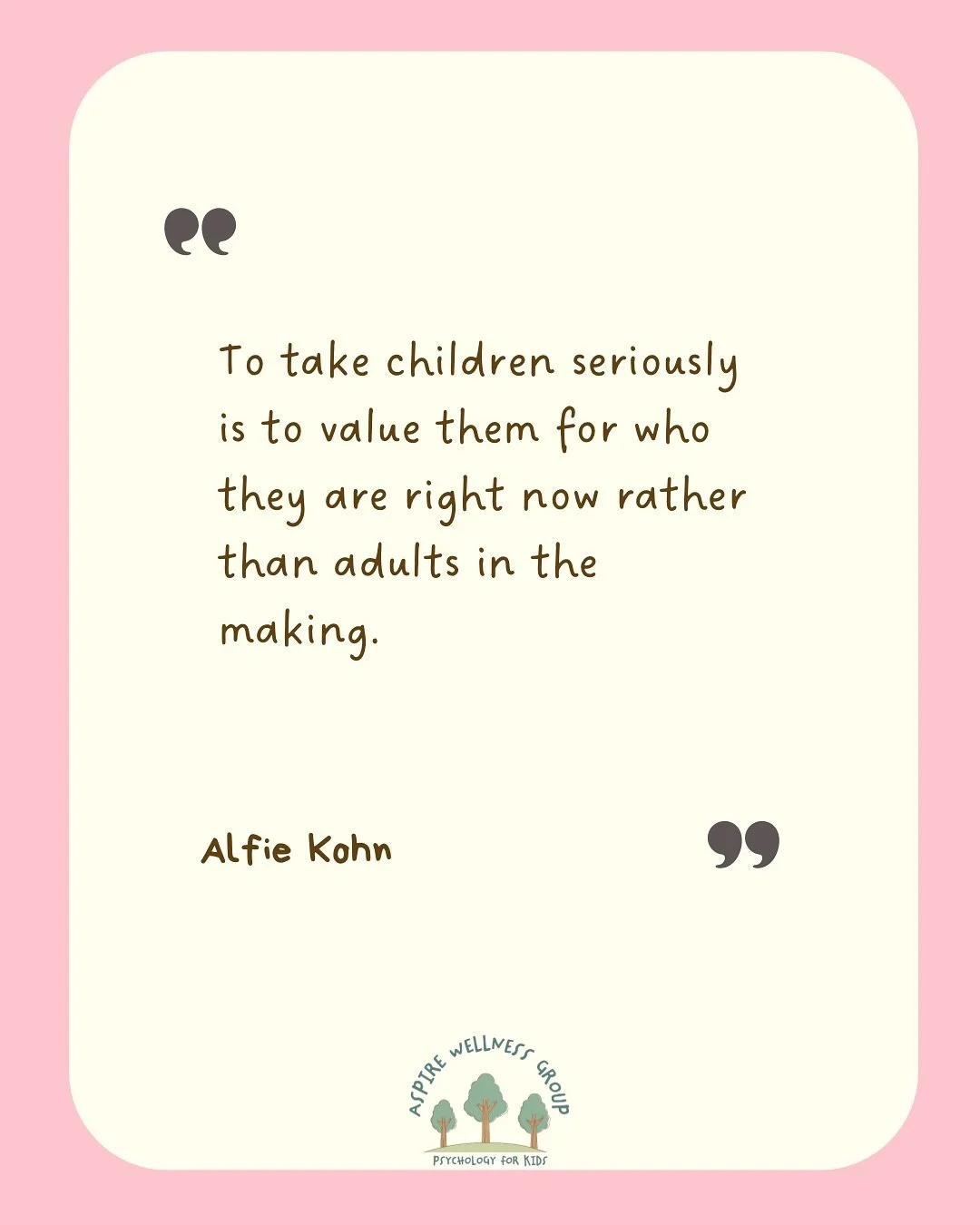 Ever catch yourself thinking about the kind of adult your child might be? Try pausing and observe the incredible person they already are&hellip;curious, creative and wonderfully themselves 💗

Children thrive when they&rsquo;re valued for who they ar