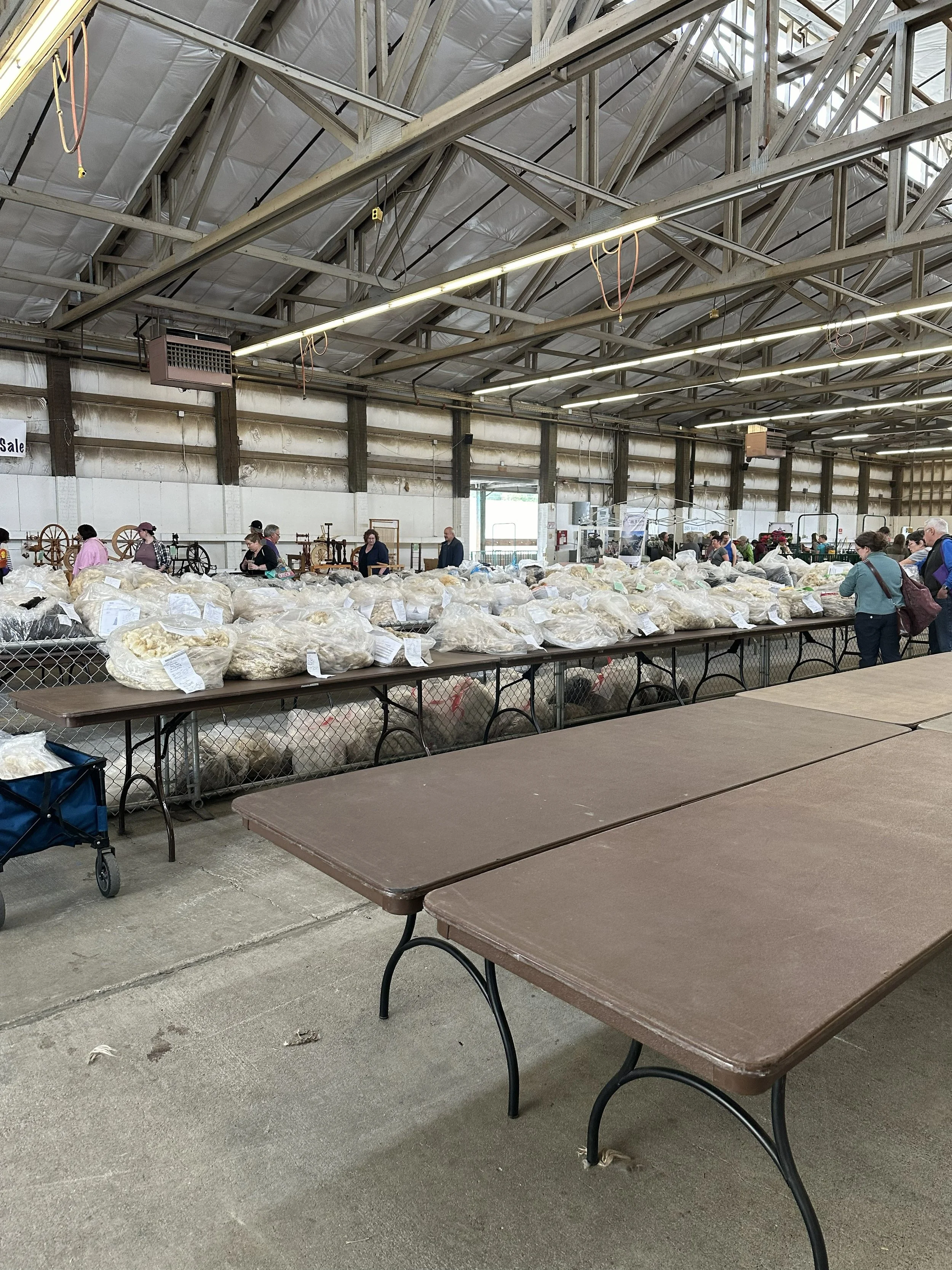Fiber Fusion 2024 Fleece Sale Area
