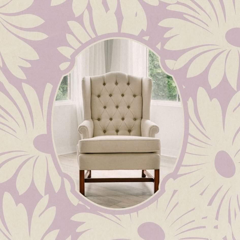 Introducing the Melissa chair! Available in a pair of two, this elegant wing chair features diamond tufting, dark walnut antique style legs, and a beautiful and versatile linen fabric. These chairs would make an elegant statement in a soft seating ar