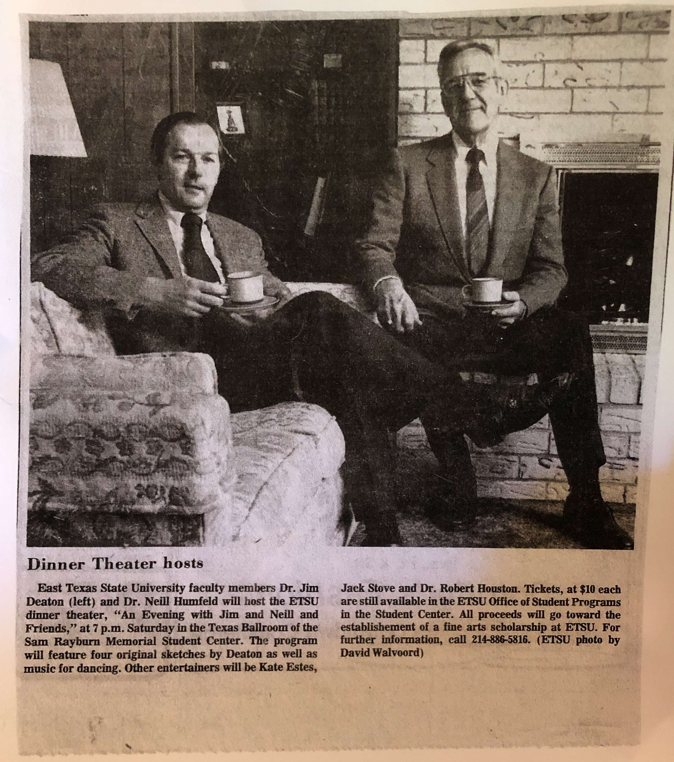 Commerce Journal Dinner Theatre announcement