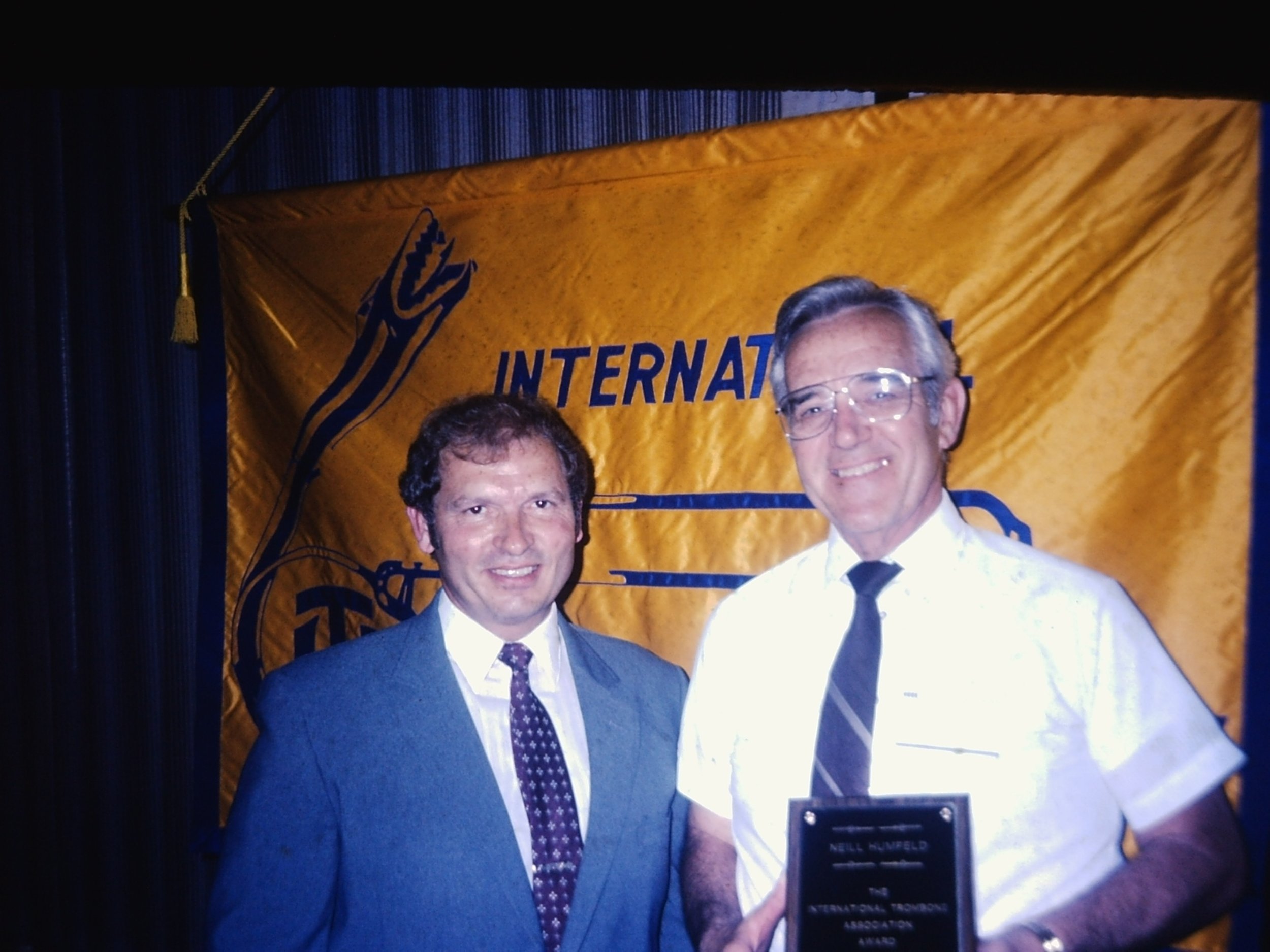 Neill with Irvin Wagner