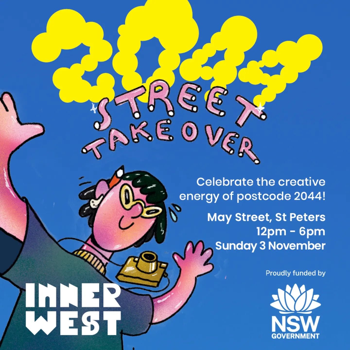 Excited to announce that we will be participating in the Street Takeover of May Street, St Peters on Sunday November 3rd! Visit us at our stall, where we will be making large format paper negatives (using historical view cameras) that we'll be proces