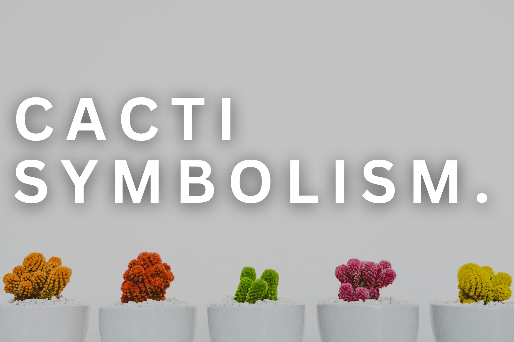 Cacti Symbolism.