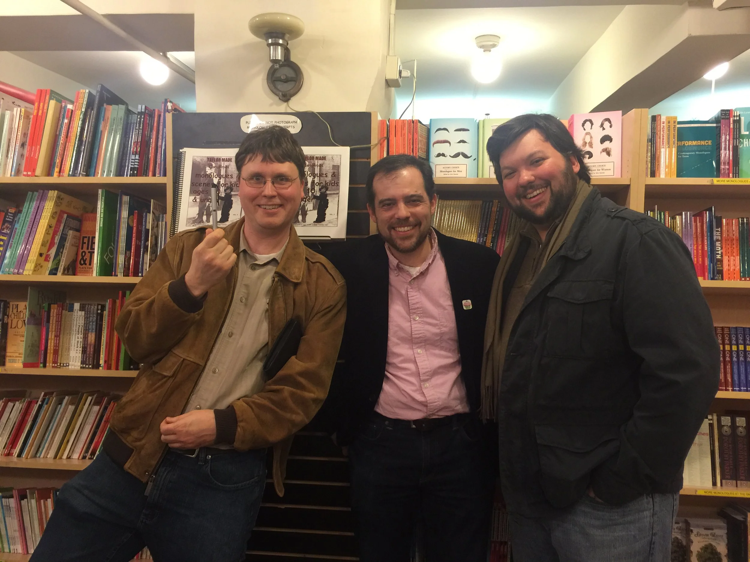 Plays For Three Signing at the Drama Book Shop!