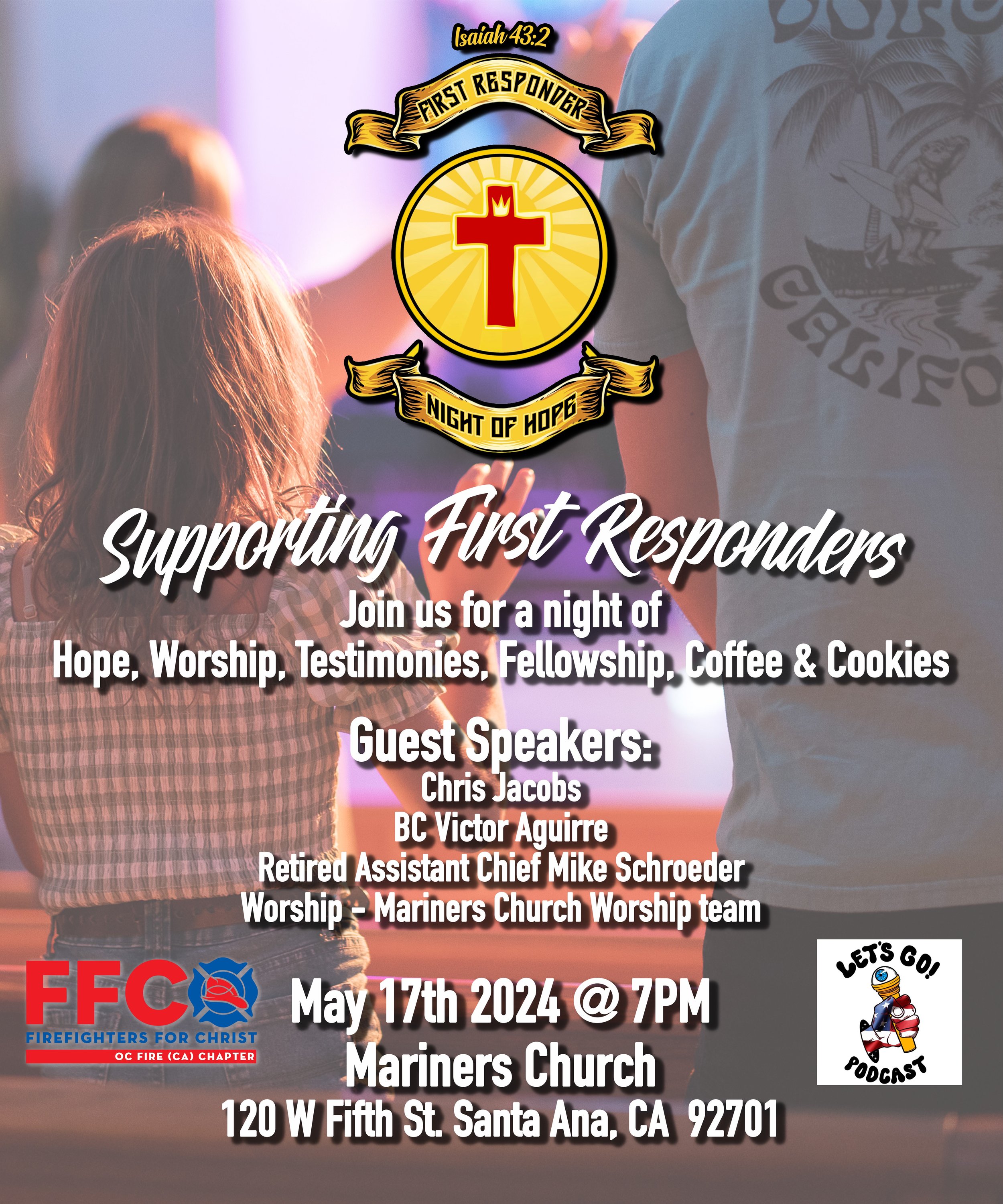 First Responder Night of Hope - May 17th 2025