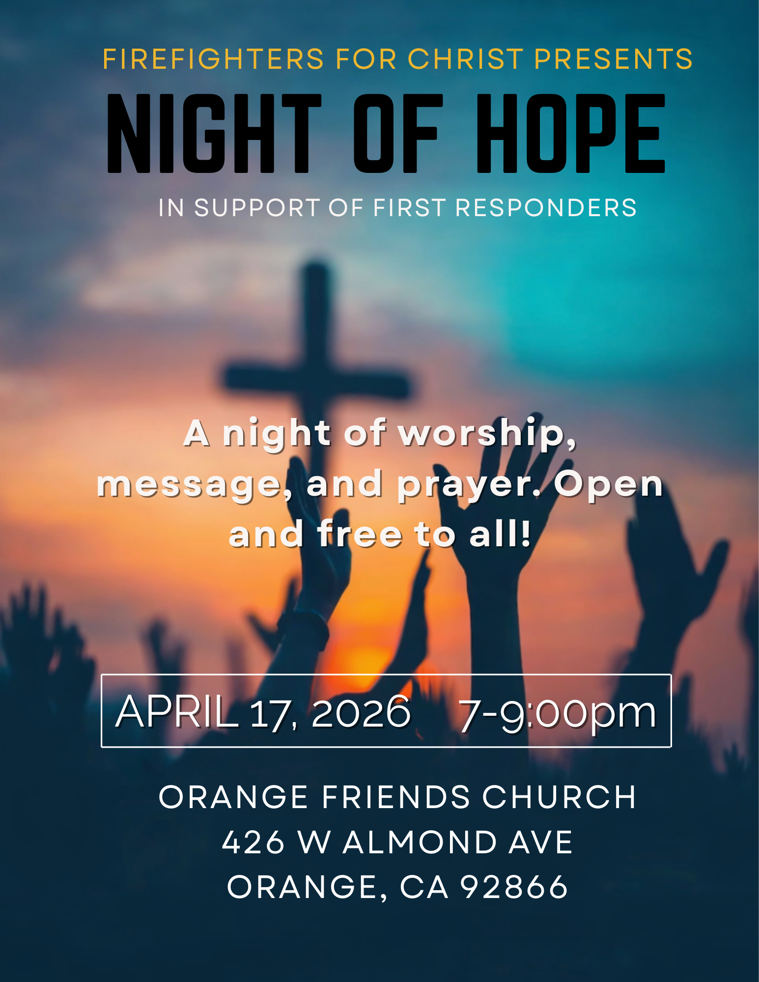 First Responders Night of Hope